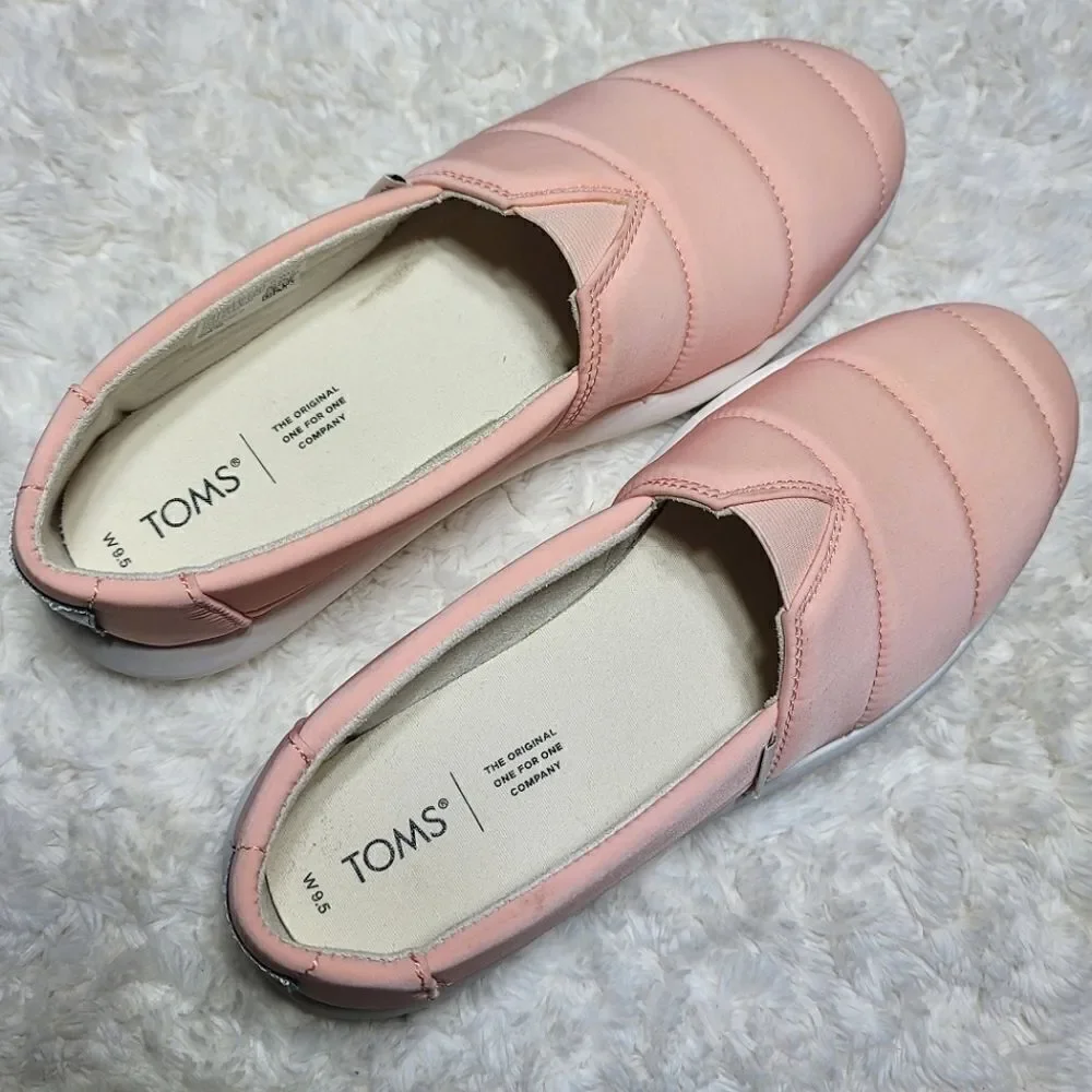 TOMS Dusty Pink Alpargata Mallow Slip On Casual Shoes